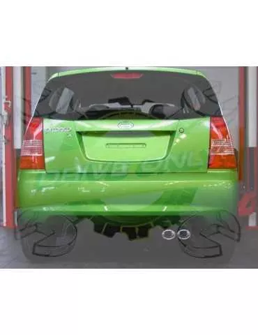 Silencieux Ulter Sport 112-201/10 Kia Pincanto 1.0 / 1.1 2004 - 2011