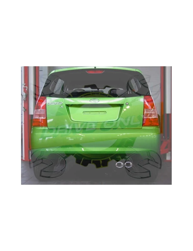 Silencieux Ulter Sport 112-201/10 Kia Pincanto 1.0 / 1.1 2004 - 2011