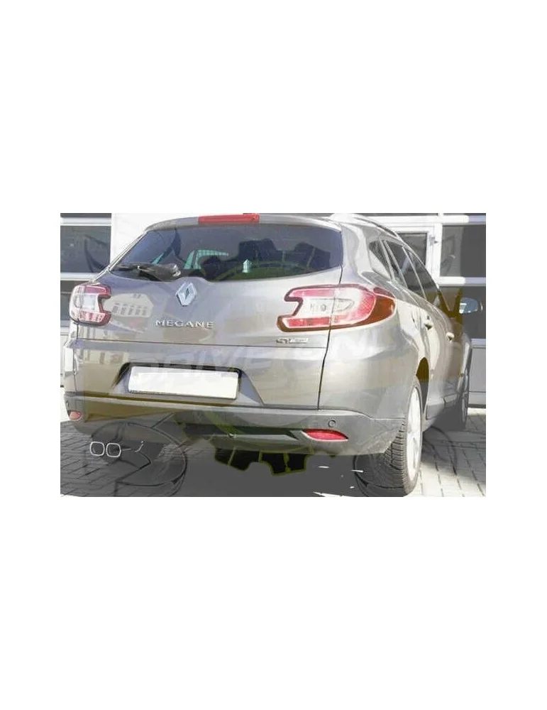 Silencieux Ulter Sport Inox 122-214/12-1 P Renault Mégane 3 Grand Tour