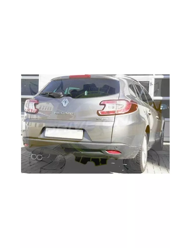 Silencieux Ulter Sport Inox 122-214/12-1 P Renault Mégane 3 Grand Tour