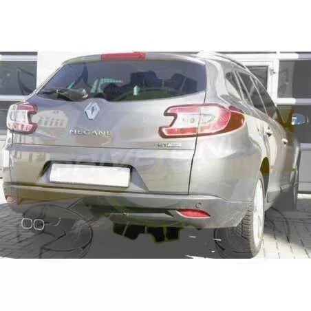 Silencieux Ulter Sport Inox 122-214/12-1 P Renault Mégane 3 Grand Tour