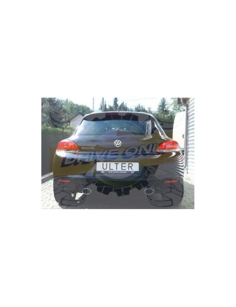 Silencieux Ulter Sport 129-316/27 VOLKSWAGEN Scirocco III Look R 2008-2013 1.4 Tsi / 2.0 Tdi /2.0 Tsi
