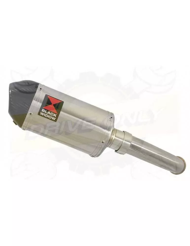 KTM 125 Duke 2017-2019  Silencieux en Inox + Canule Carbone  200mm