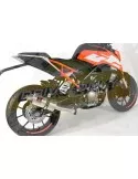 KTM 125 Duke 2017-2019  Silencieux Rond en Inox  230mm