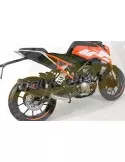KTM 125 Duke 2017-2019  Silencieux TriOval en Carbone + Canule Carbone 300mm