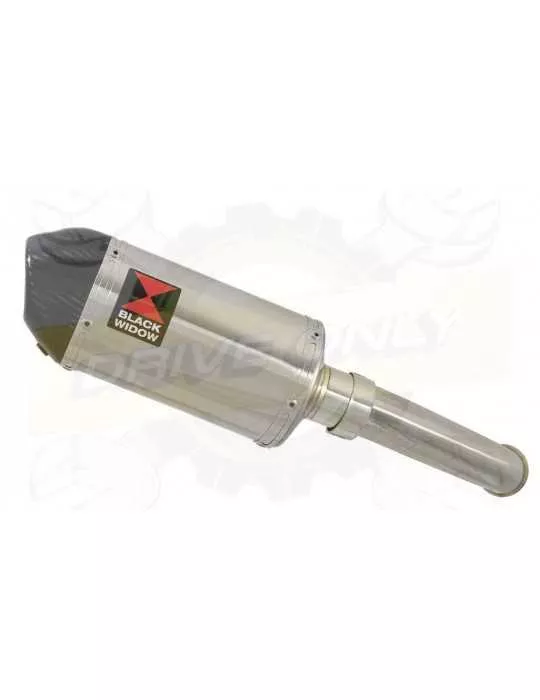 KTM 125 Duke 2017-2019  Silencieux en Inox + Canule Carbone  200mm