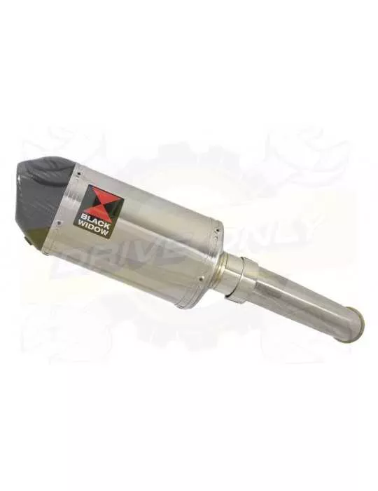 KTM 125 Duke 2017-2019  Silencieux en Inox + Canule Carbone  200mm