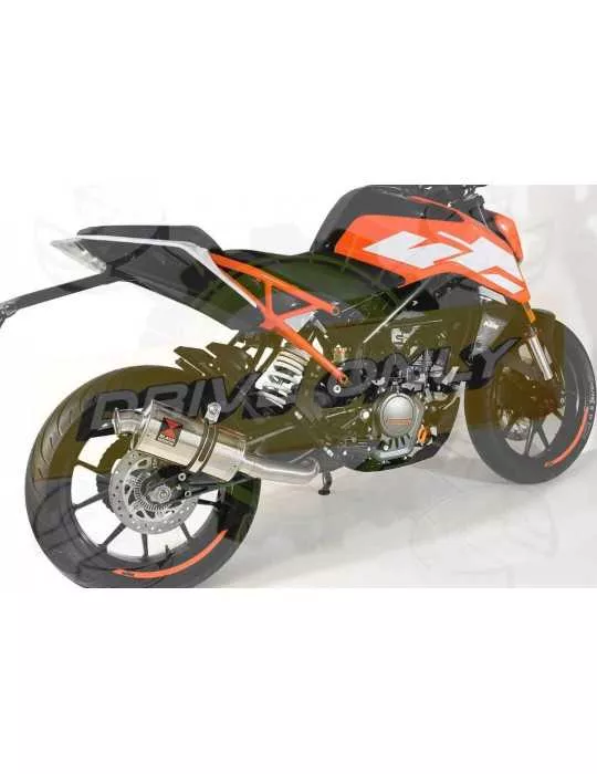 KTM 125 Duke 2017-2019  Silencieux Rond en Inox  230mm