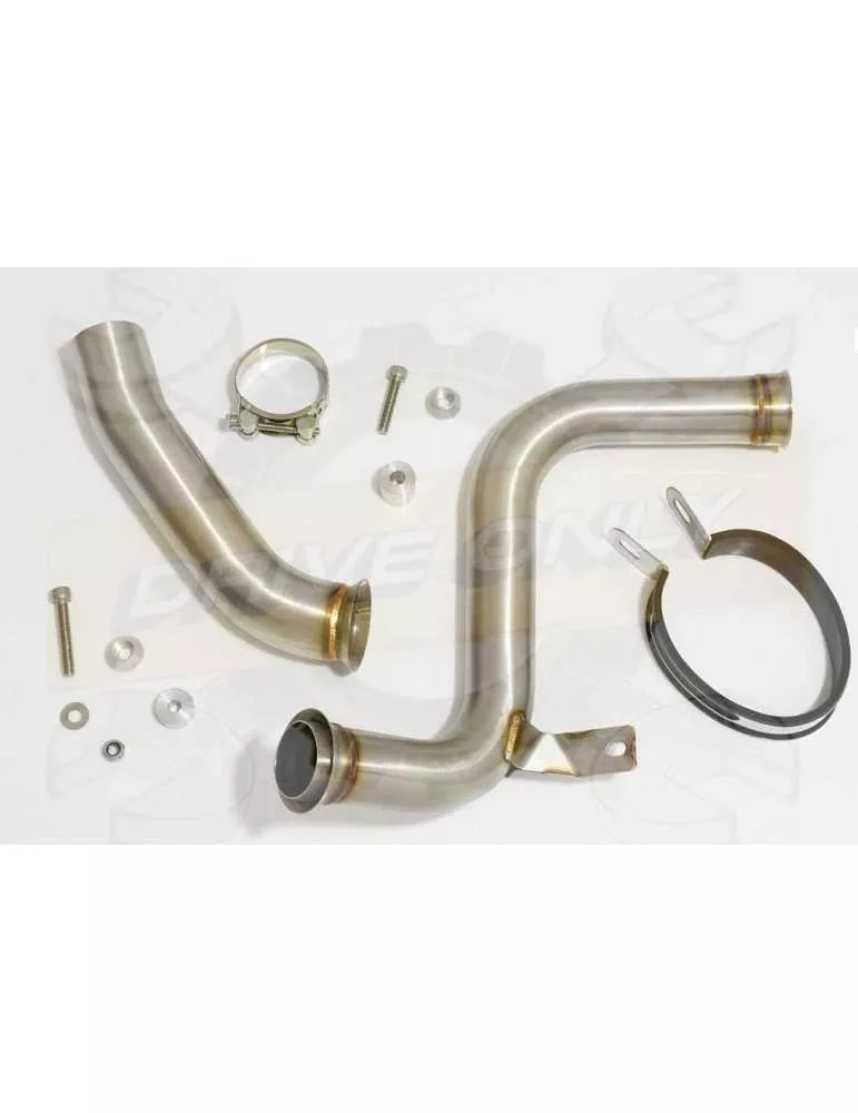 KTM RC 125 2017-2019 Ligne directe + Silencieux Rond en Inox  Noir  300mm