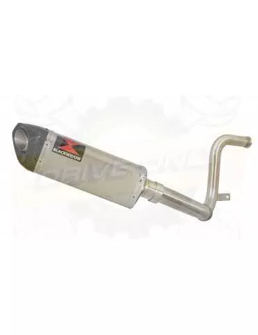 KTM RC 125 2017-2019 Ligne directe + Silencieux TriOval en Inox  + Canule Carbone 300mm