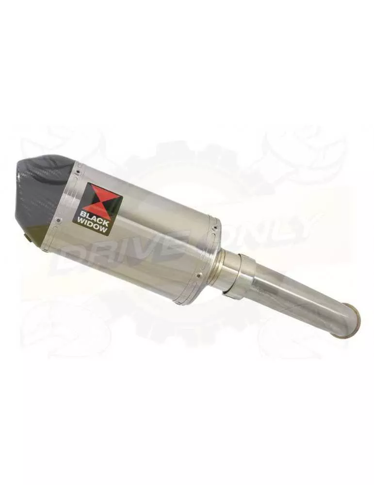KTM 125 Duke 2017-2019  Silencieux en Inox + Canule Carbone  200mm