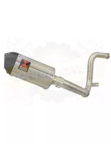 KTM RC 125 2017-2019  Silencieux Ovale  en Inox + Canule Carbone  200mm