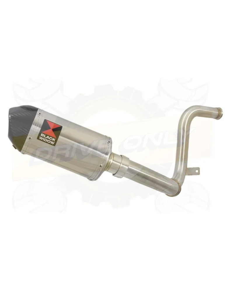 KTM RC 125 2017-2019  Silencieux Ovale  en Inox + Canule Carbone  200mm KTM RC 125 2017-2019  Silencieux Ovale  en Inox + Canule Carbone  200mm