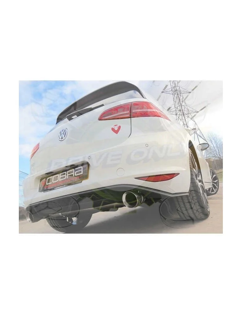 Silencieux arrière - GTI Conversion (seulement compatible vehicules avec sound pack option) / VW Golf GTD Version 7 (5G) : 12-