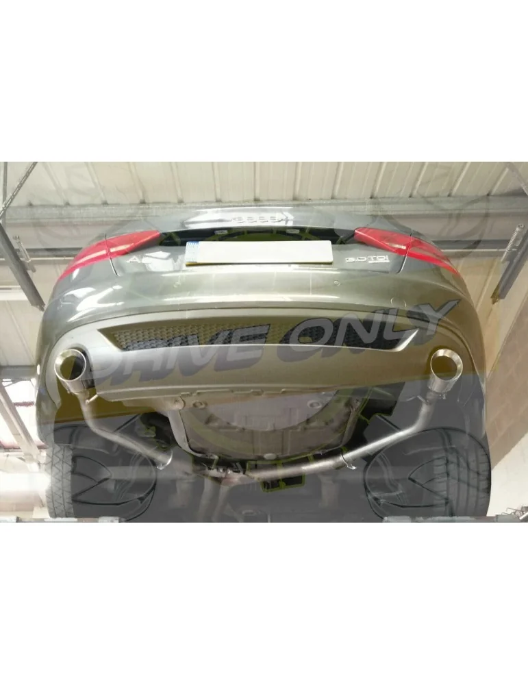 Silencieux Sport inox direct Look RS DriveOnly Audi  A5 3.0 TDI Quattro Coupe & Cabriolet 2007 - 2012