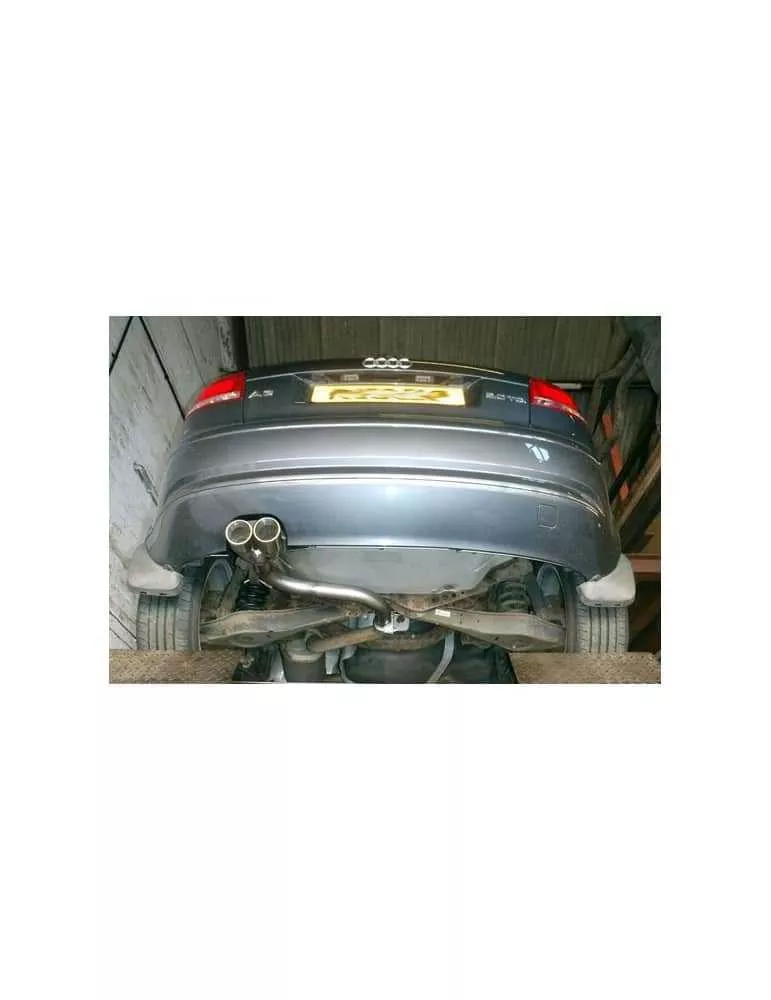 Silencieux direct  Sport  Inox DriveOnly  A3 8P 2.0Tdi 140cv 2 roues motrices 2003 - 2013