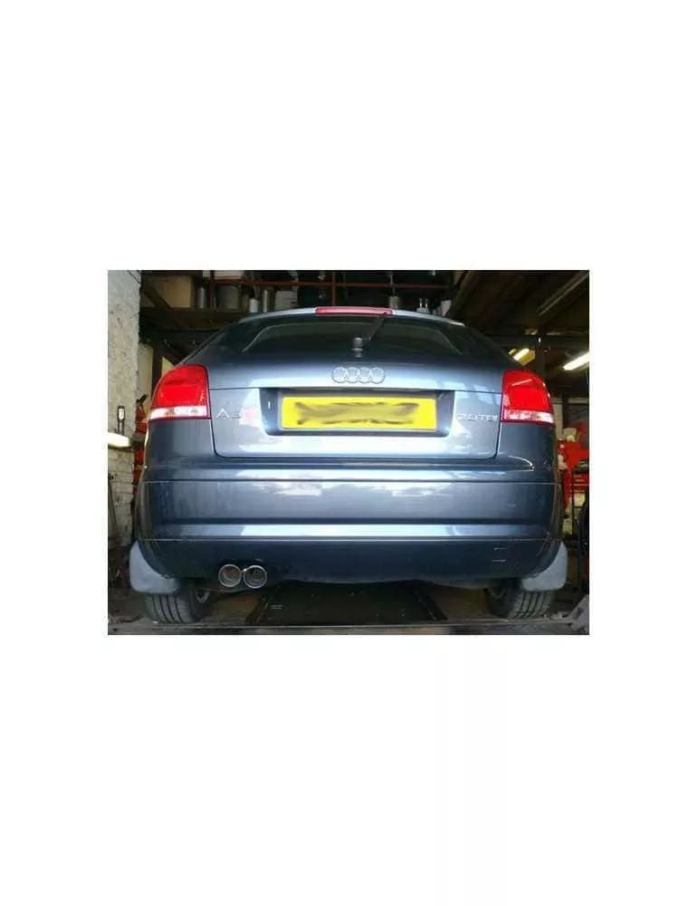 Silencieux direct  Sport  Inox DriveOnly  A3 8P 2.0Tdi 140cv 2 roues motrices 2003 - 2013