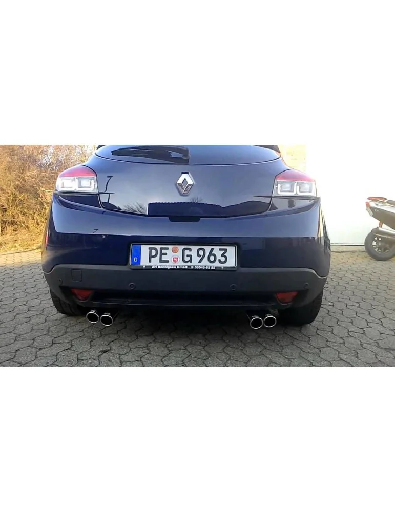 Silencieux Ulter Sport 122-413/70RS RENAULT Megane III Berline & Coupé 2008-2012  1.4 Tce / 1.6 16V / 2.0 Tce / 1.5 Dci / 1.9 Dc