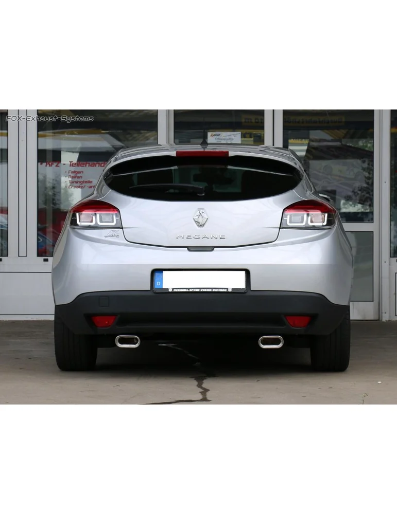 Silencieux Ulter Sport 122-313/21-1 RENAULT Megane III Berline & Coupé 2008-2012  1.4 Tce / 1.6 16V / 2.0 Tce / 1.5 Dci / 1.9 Dc