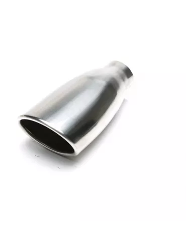 Canule échappement Inox universelle Ovale 2 102 x 75mm 