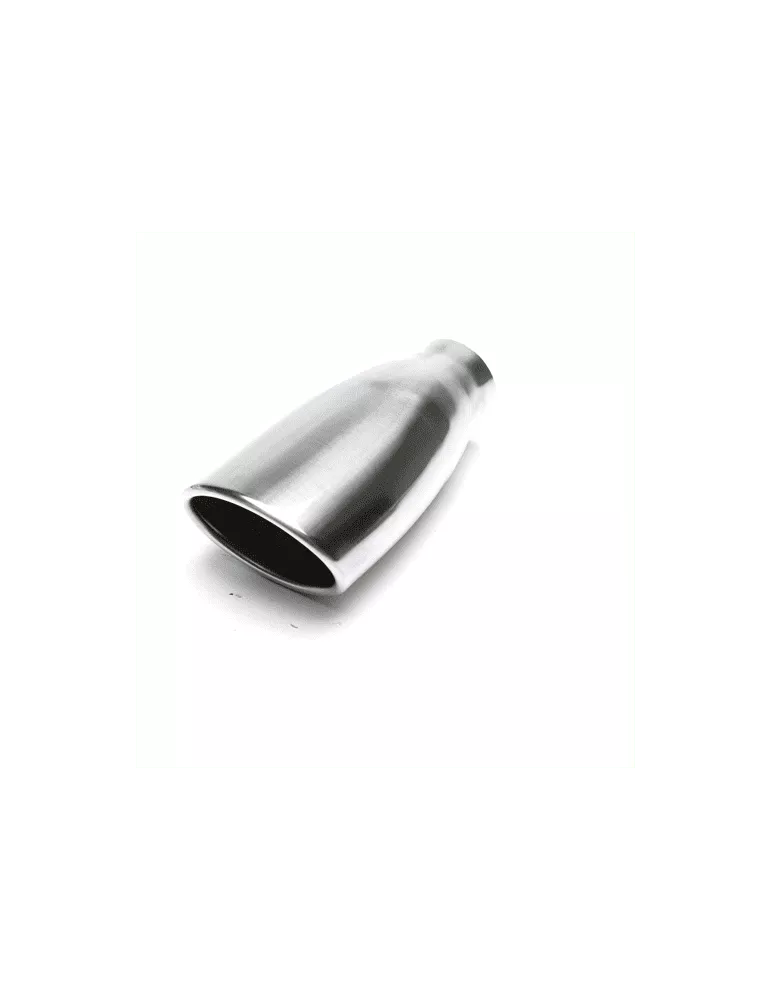 Canule échappement Inox universelle Ovale 2 102 x 75mm 