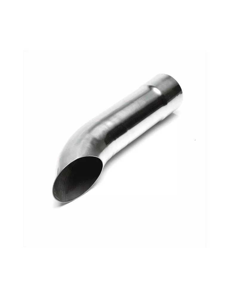 Canule échappement Inox universelle CutDown 1  90mm 