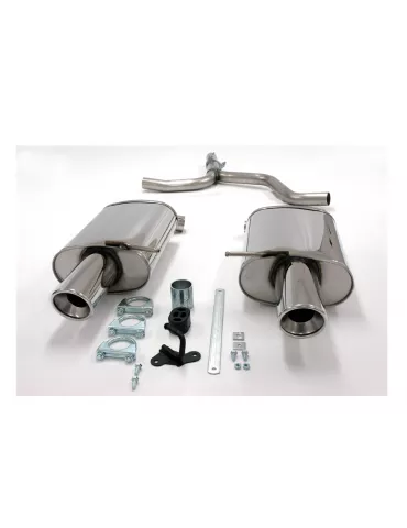 Silencieux Duplex Inox Sport DriveOnly A4 B6 2000-2004 Berline & Break 1.6 / 1.8 / 1.9 Tdi 