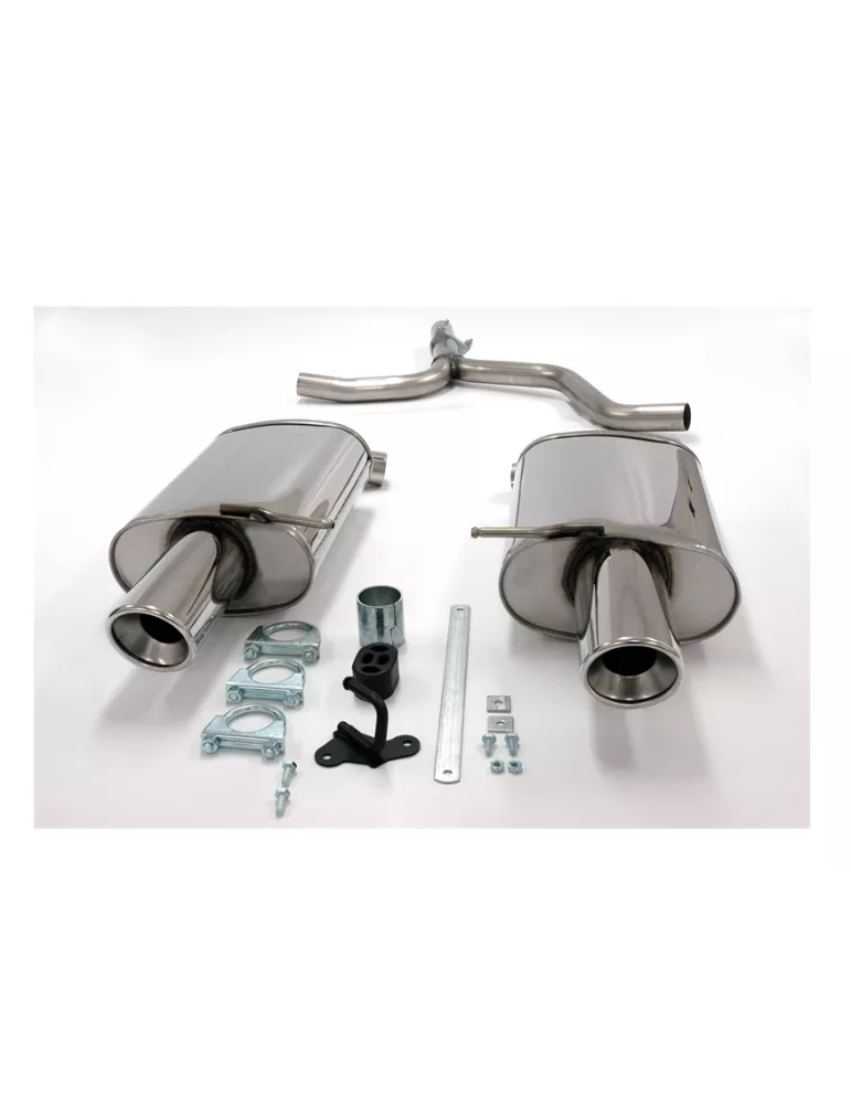 Silencieux Duplex Inox Sport DriveOnly A4 B6 2000-2004 Berline & Break 1.6 / 1.8 / 1.9 Tdi 