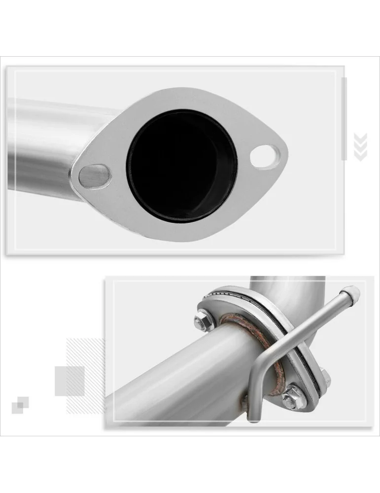 Ligne Echappement Sport  Inox DriveOnly Hyundai Coupe GK 2002-2009 2.0 / 2.7 V6