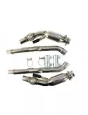 Descente de turbo + décatalyseur Sport inox  Fulltube S4 B6  4.2 V8 2003 - 2004