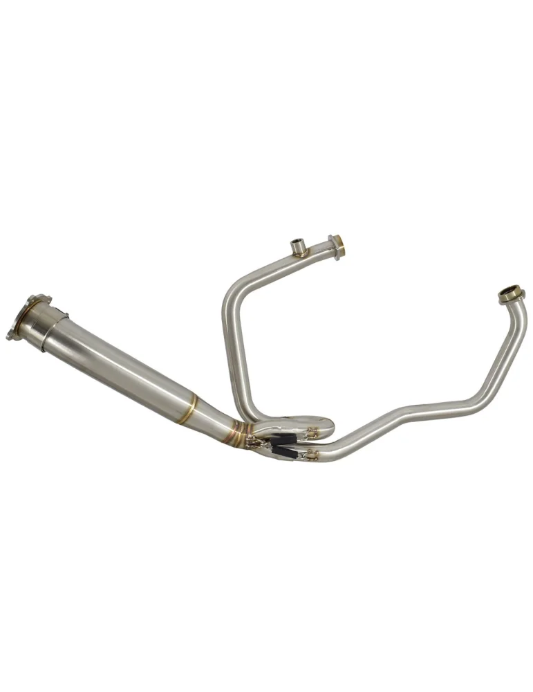 HYOSUNG GT125R GT125 COMET Ligne complètes & Ovale Noir Silencieux En Inox + En Carbone Tip 400mm