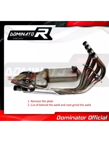 Décatalyseur / Décat sport Dominator :  CB 600 F Hornet 2007 - 2016