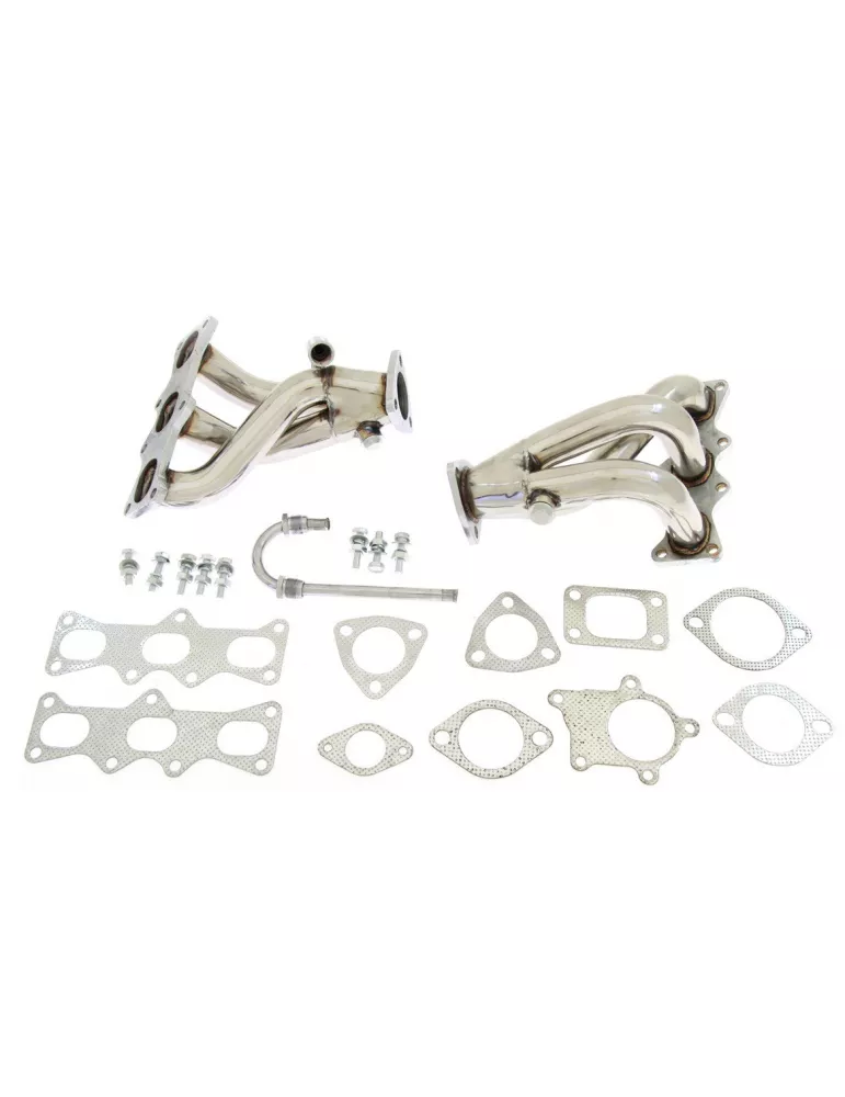 Collecteur d'échappement + Downpipe  Inox  Montage Turbo Ford Probe 2.5 V6 1993 -1998