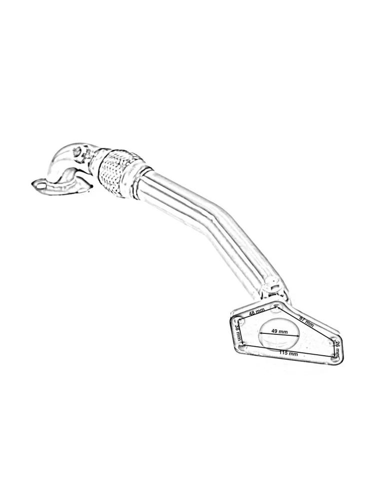 Collecteur d'échappement  4 / 2 / 1  Inox DirveOnly Impreza GC8 WRX 1997 - 2005 