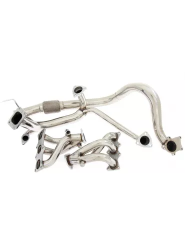 Collecteur d'échappement + Downpipe  Inox  Montage Turbo Ford Probe 2.5 V6 1993 -1998