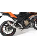 CBR500R 2016-2020 Silencieux Sport Rond  Inox 230mm 