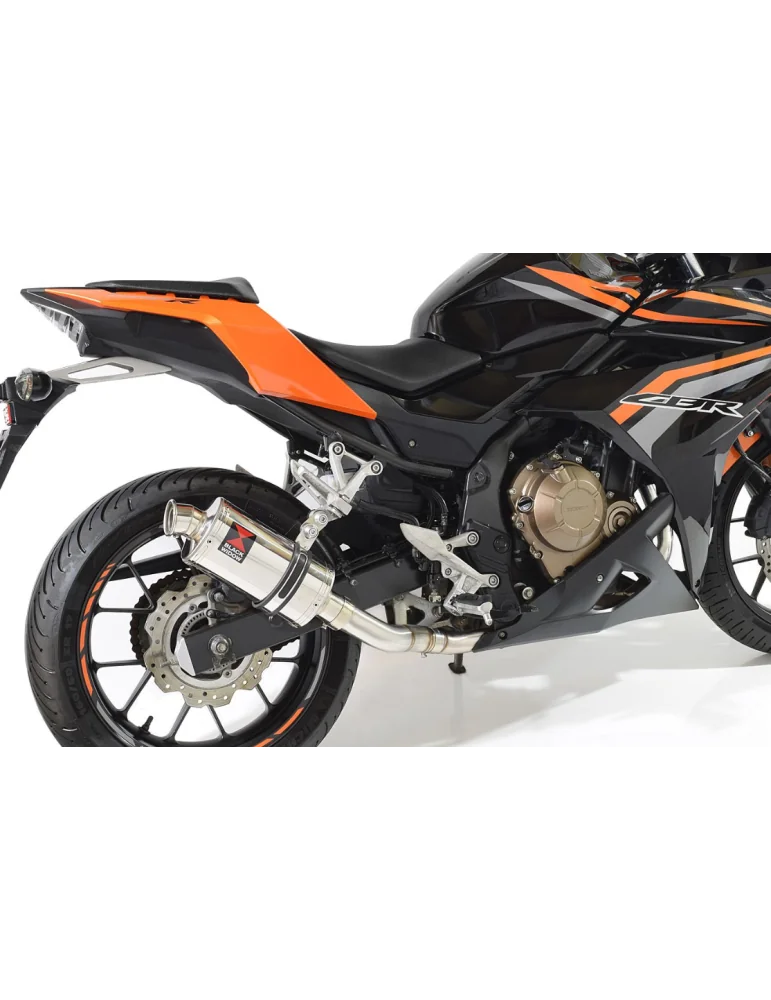 CBR500R 2016-2020 Silencieux Sport GP Black  Inox 230mm 