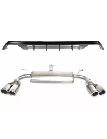 Silencieux Ulter Sport  + Diffuseur FORD Focus IV 1.5 / 1.6 Ecoboost ST-Line  2018-2021