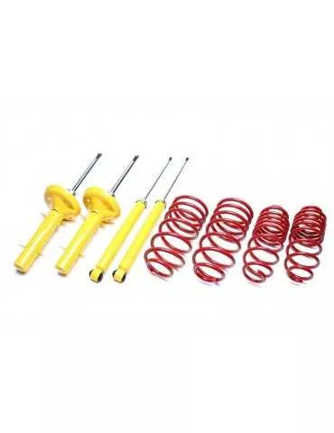 Kit Amortisseurs sport et Ressorts courts Audi A4 B5 break 1.6/1.8  Rabaissement : 30/20mm