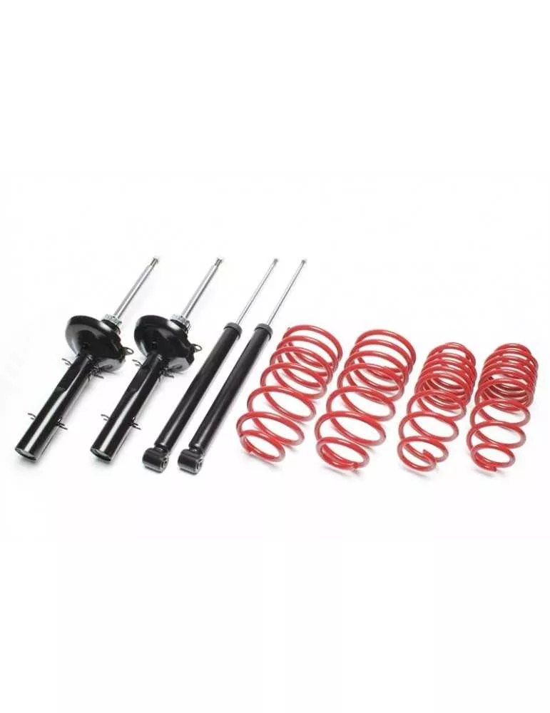 Kit Amortisseurs sport et Ressorts courts Honda Civic VII Hayon EU5-8  Rabaissement : 30/30mm