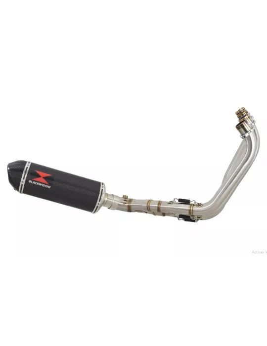 CBR650R 2019-2020 Ligne complète Collecteur/Decatalyseur/Silencieux Carbone Ovale 300mm