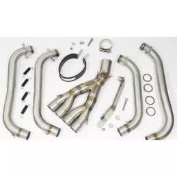 CBR650R 2019-2020 Ligne complète Collecteur/Decatalyseur/Silencieux Inox Carbone / Anodisé Rond 230mm
