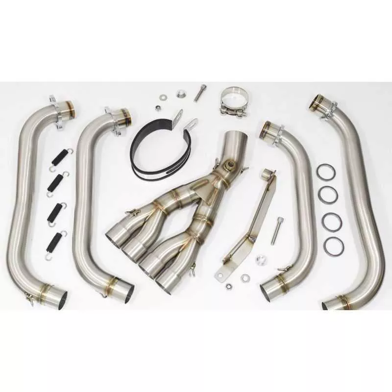CBR650R 2019-2020 Ligne complète Collecteur/Decatalyseur/Silencieux Carbone Ovale 300mm