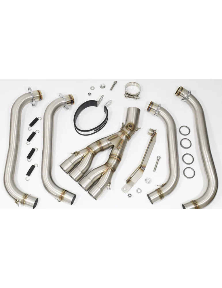 CBR650R 2019-2020 Ligne complète Collecteur/Decatalyseur/Silencieux Carbone Ovale 300mm