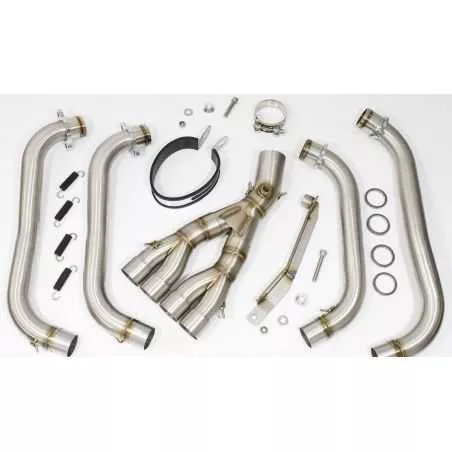 CBR650R 2019-2020 Ligne complète Collecteur/Decatalyseur/Silencieux Carbone Ovale 300mm