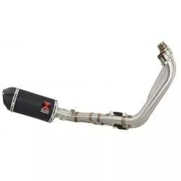 CBR650R 2019-2020 Ligne complète Collecteur/Decatalyseur/Silencieux Inox Noir / Carbone Ovale 200mm