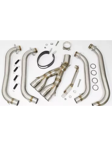 CBR650R 2019-2020 Ligne complète Collecteur/Decatalyseur/Silencieux Inox Ovale 230mm