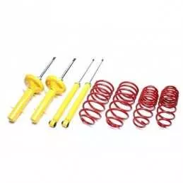 Kit Amortisseurs sport et Ressorts courts Seat Toledo 1M 1999 - 2005  Rabaissement : 40/40mm