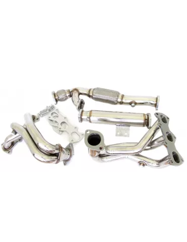 Collecteur d'échappement + Décatalyseur  DriveOnly Inox Sport Hyundai Coupé V6 GK 2002 - 2009 