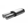 Silencieux Sport Universel Inox ou Acier 2 50MM